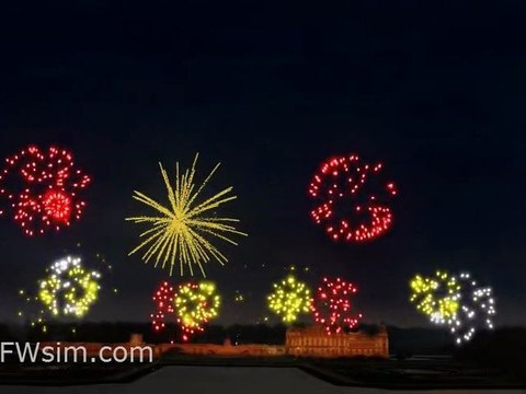 The fireworks must go on FWsim Concours Feux de Chantilly