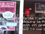 Les employés de Carrefour Market sont en grève