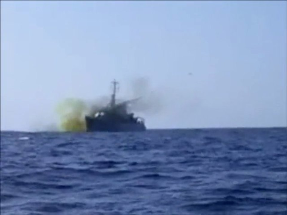 Frégate E71 de la classe Wielingen - Tirs de roquettes ASW