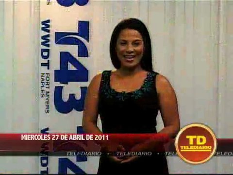 Telediario con Fiorela Papapietro 04/27/2011