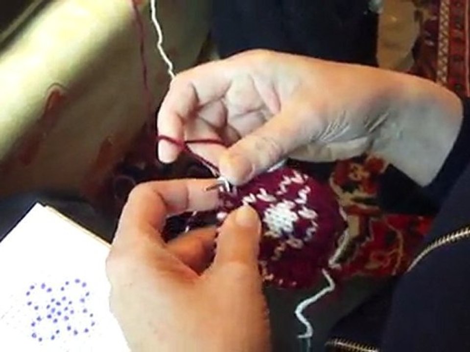 Jacquard réversible : Tomber les mailles