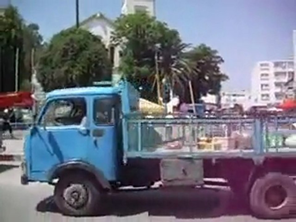 Le centre-ville de Béja. Tunisie