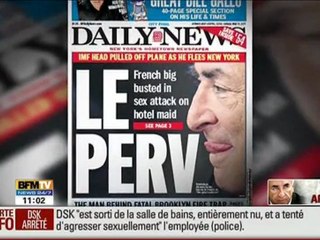 Strauss-Kahn et Sarkozy à la Une du New York Post : Sleazy Money ! (l’argent sale)