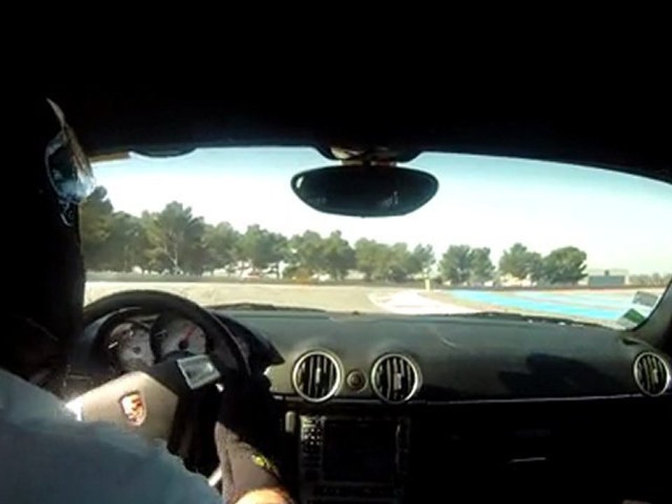 Un run avec Jean Jacques au Castellet avec sa Porxche Cayman S le 9 avril 2011