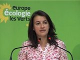 Cécile Duflot, Conseil fédéral du 14 mai 2011