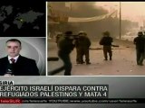 Reprime Israel protesta por Nakba, 6 muertos y 150 heridos