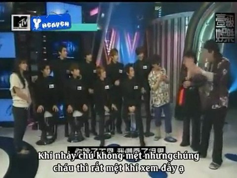 [Vietsub] 110404 MTV Top Entertainment with Super Junior M Part 1