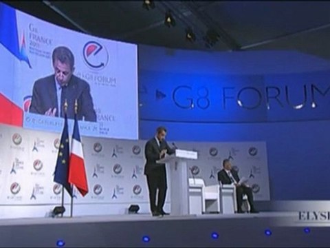 Forum e-G8: N. Sarkozy prononce un discours