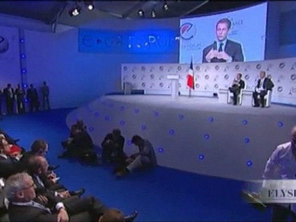 e-G8: N. Sarkozy répond aux questions des participants