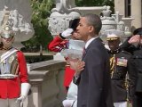 Le couple Obama rencontre le prince William et Catherine