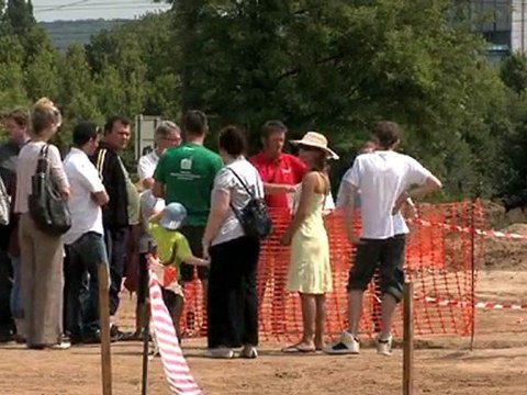 Fouilles archéologiques à champagne sur oise