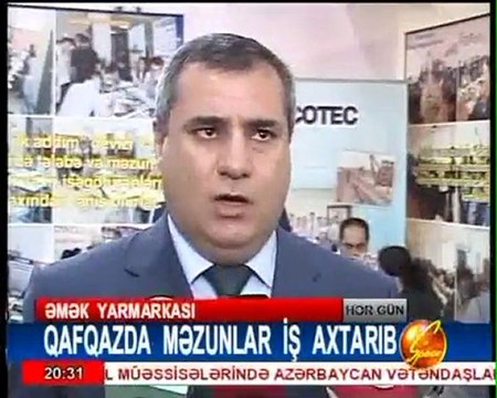 Qafqaz Universiteti Emek yarmarkasi Space TV news