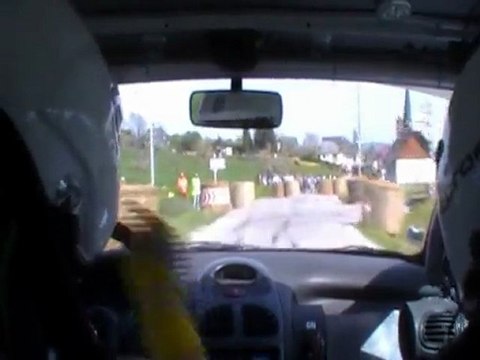 rallye neufchatel 2011 ES4 camera embarquee 206xs A6K fleury/batté