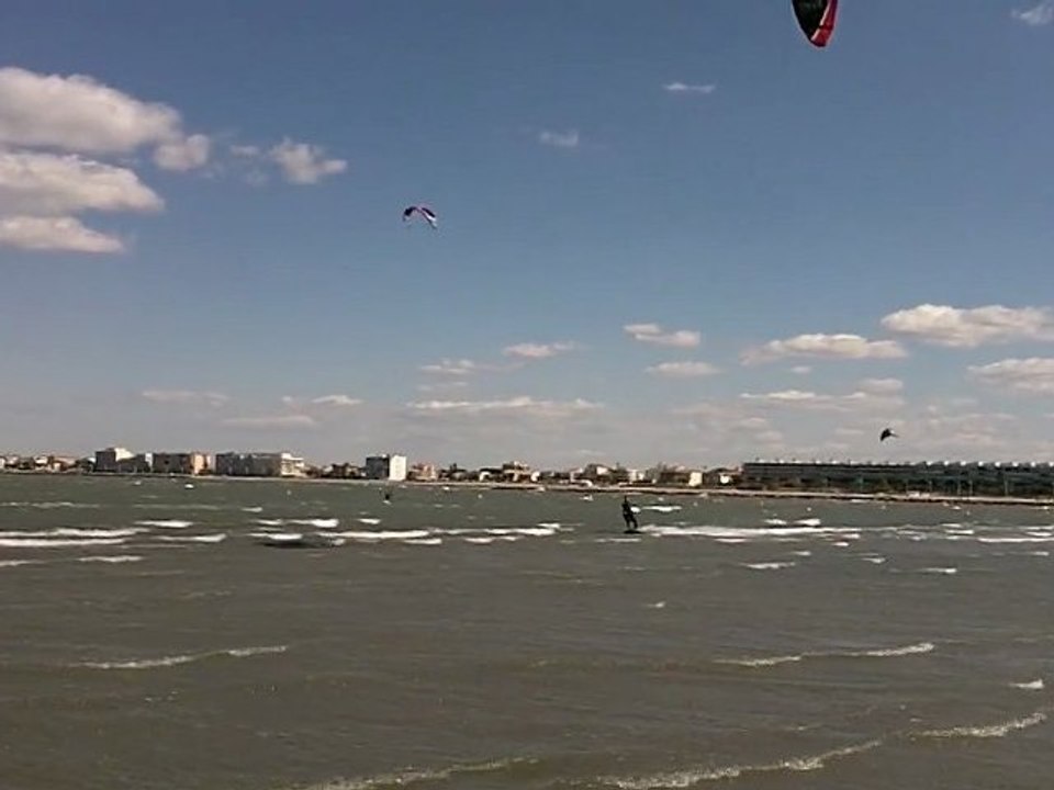 Kite-Surf Port Camargue plage nord le 15/05/11