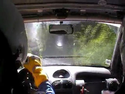 rallye neufchatel 2011 ES5 camera embarquee 206 xs A6K fleury/batté