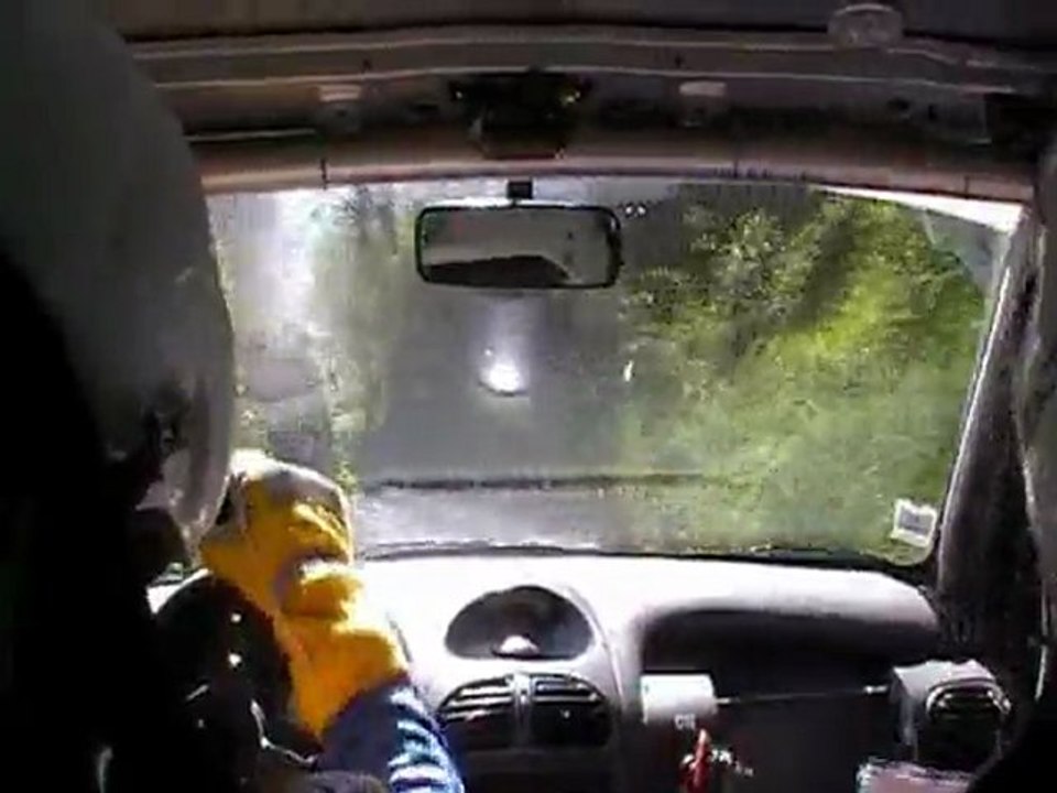 rallye neufchatel 2011 ES5 camera embarquee 206 xs A6K fleury/batté