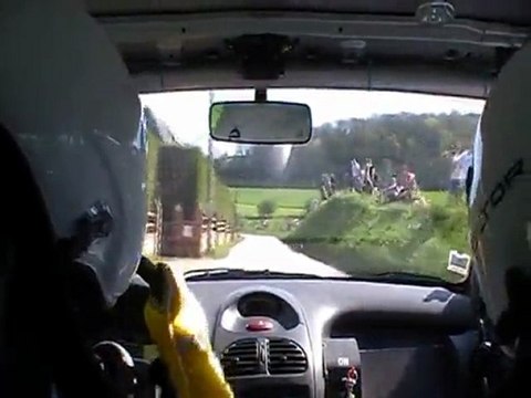 rallye neufchatel 2011 ES6 camera embarquee 206 xs A6K fleury/batté