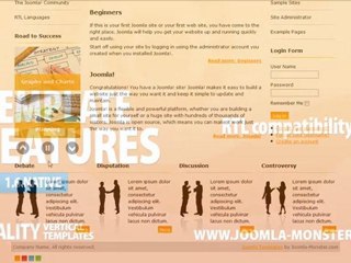 Joomla free template: JM-Business-Marketing J1.6