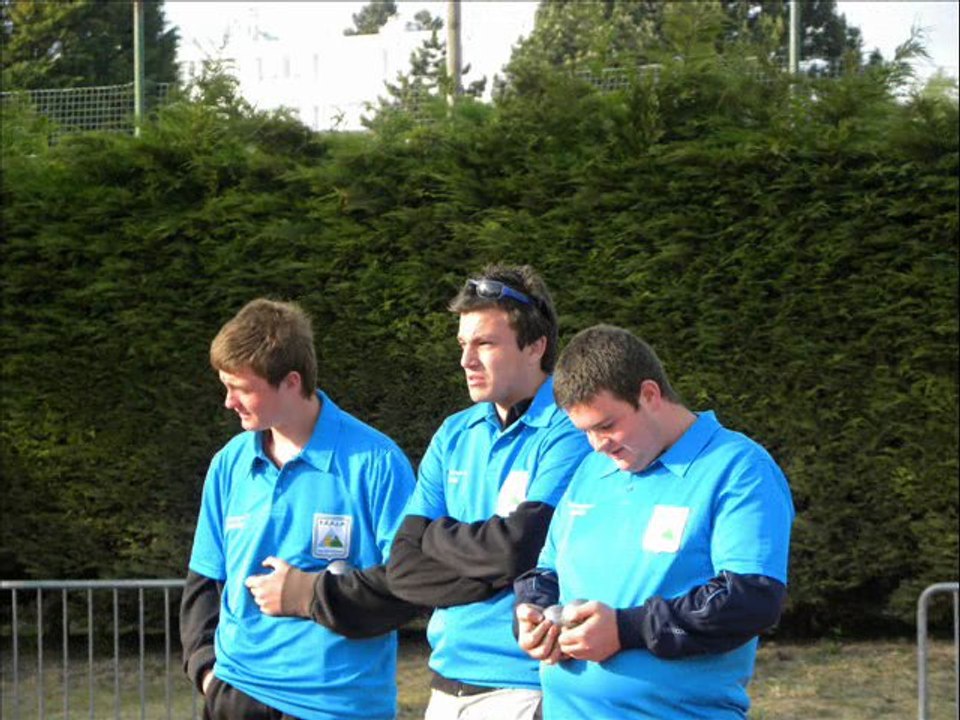 championnat triplettes jeunes 2011