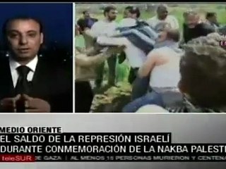 Represión isaraelí durante conmemoración de la Nakba