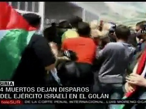 Soldados israelíes asesinan a 4 manifestantes en el Golán