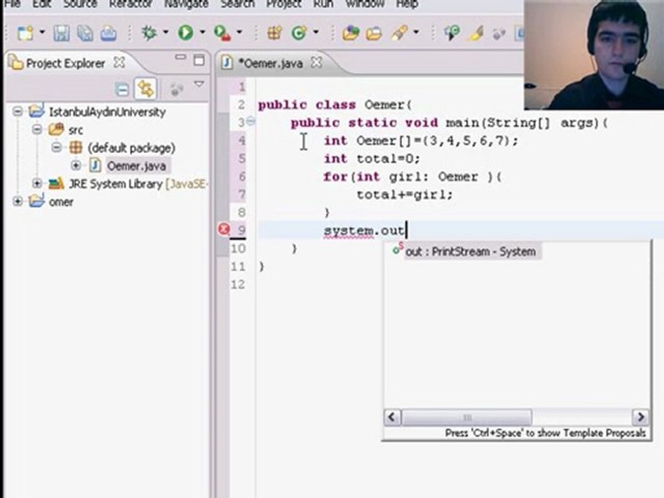 31 -Java Programming Tutorial - Enhanced for Loop Omer GEZER