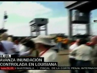 Avanza inundación controlada en EE.UU.