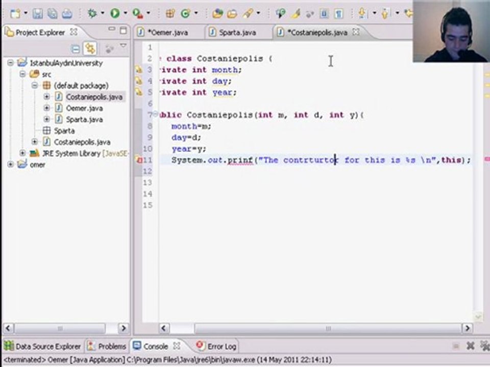42Java Programming Tutorial  - toString Omer GEZER