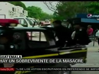 Gobierno de Guatemala denuncia matanza de agricultores