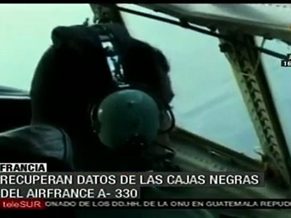Recuperan información del avión de Airfrance que se estrel
