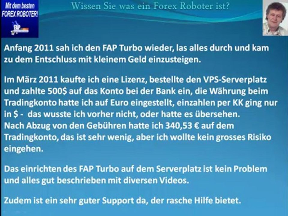 Mit dem Forex Roboter ein Einkommen aufbauen