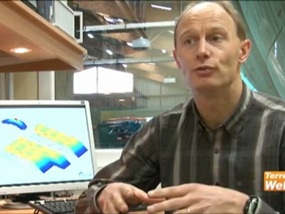 Recherche appliquée - Zoom sur le banc d'essai du Cemagref pour épandeurs d'engrais minéraux