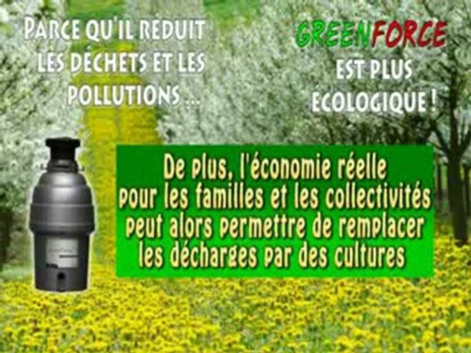 Broyeur de déchets alimentaires pour évier