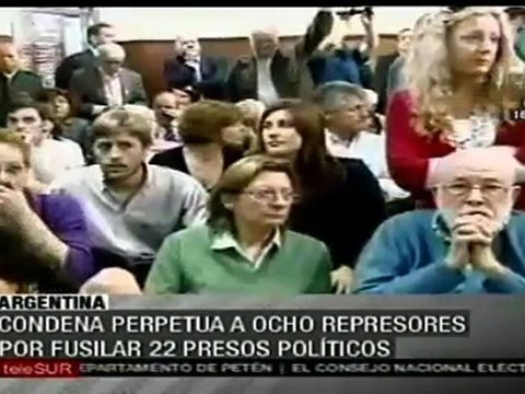 Cadena perpetua a ex militares argentinos