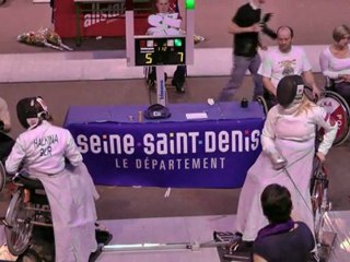 Finale épée dames Tournoi de Villemomble 2011 : FIDRYCH / HALKINA