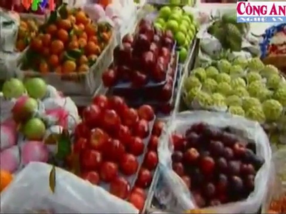 Hoa quả từ Trung Quốc nhiễm chất độc