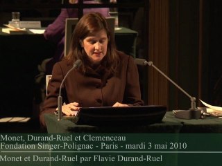 Monet, Durand-Ruel et Clemenceau  - F.Durand-Ruel