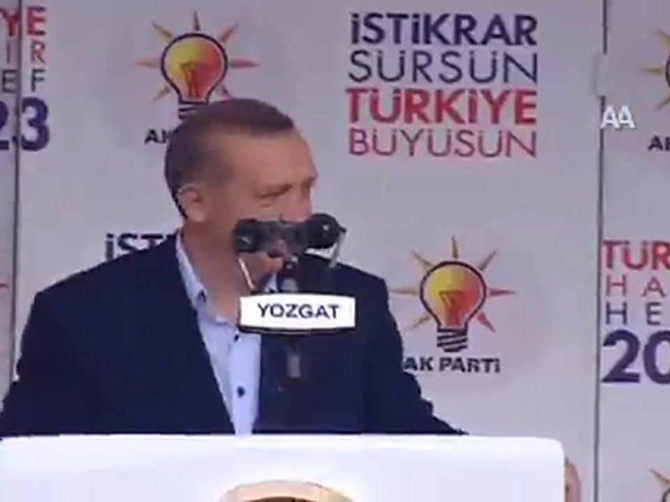 ERDOĞAN SERT KONUŞTU