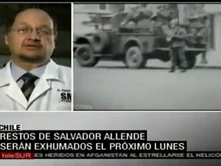 Chile: exhumarán restos de Salvador Allende
