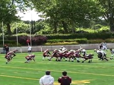 Templiers Vs Cougars - Réception ratée Cyril GERARD