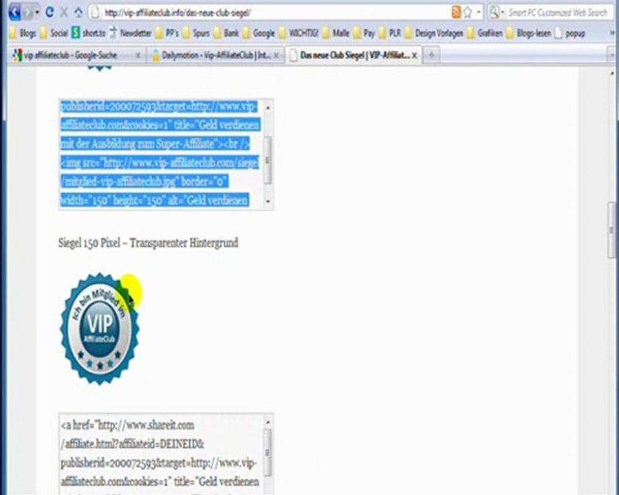 Einblicke in den VIP-Affiliate-Club