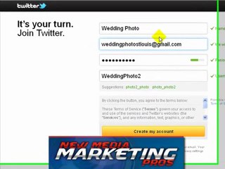 Setting Up Twitter Step One