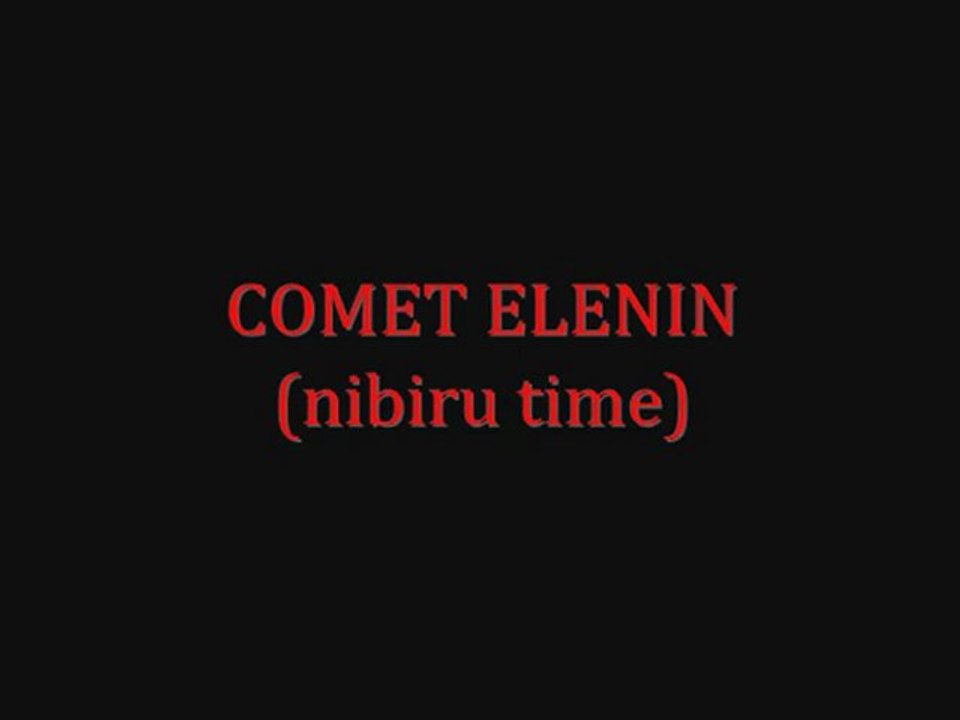 elenin(nibiru time)