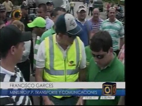 Ministros El Aisammi y Garcés visitan Táchira por situación de emergencia