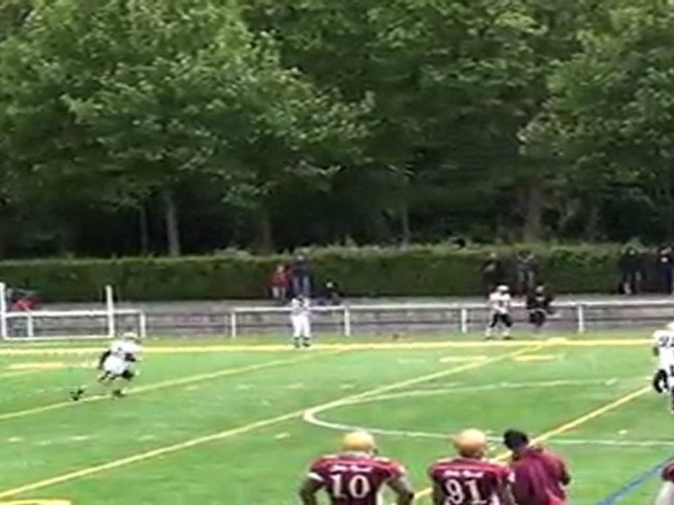 Templiers Vs Cougars - Réception Cyril GERARD