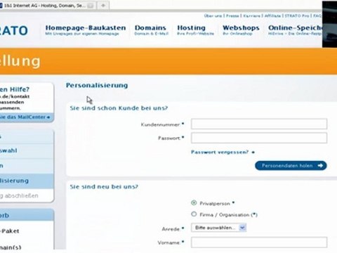 Video 2: Kostenlose Homepage erstellen