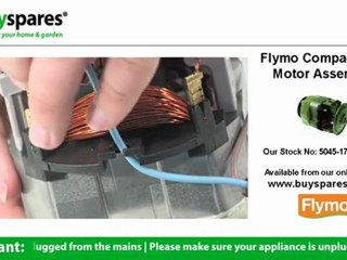 How to replace the motor on a Flymo Compact 300