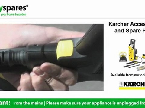How to replace a hose and handgun on a Karcher pressure washer