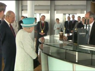 Prince Philip ponders 'perfect pint'