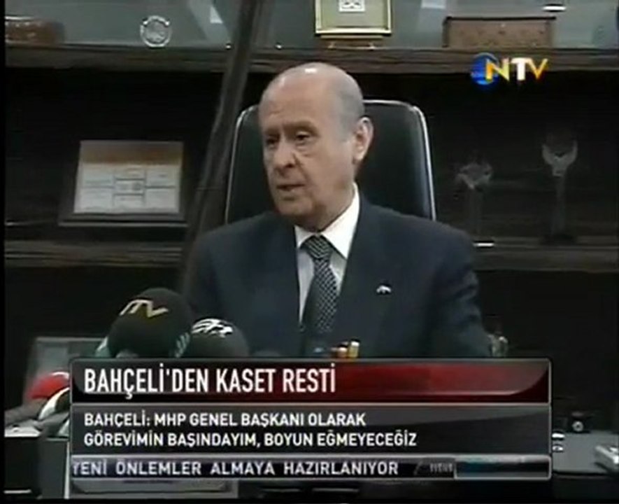 Bahçeli'den kaset resti